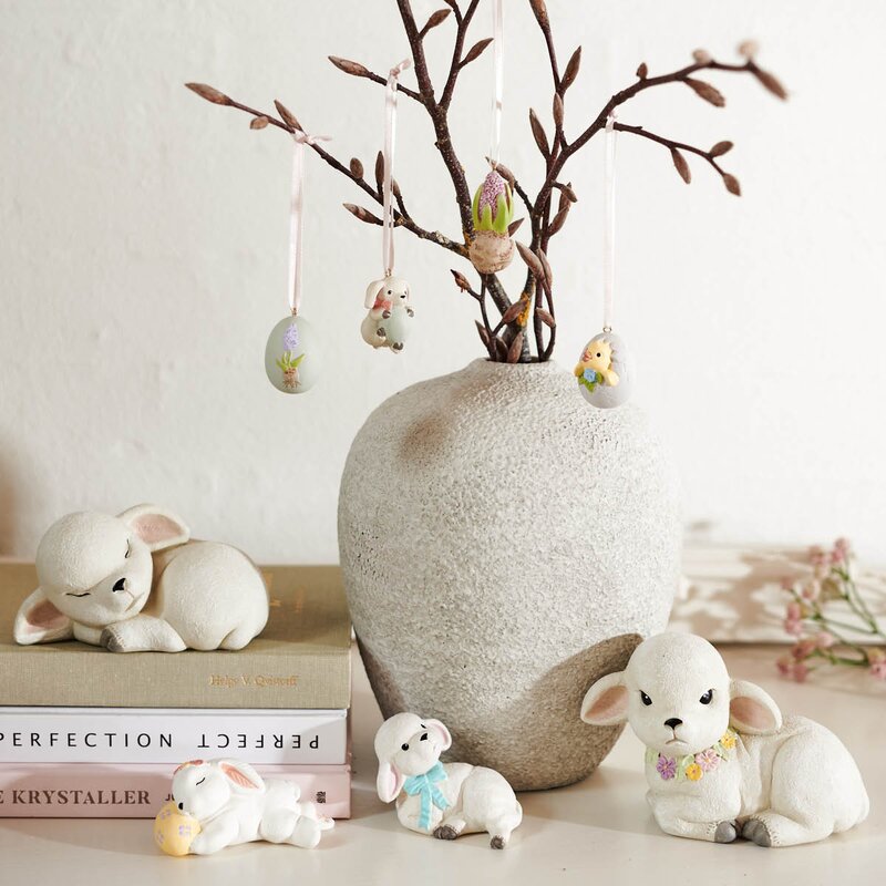 Klarborg Dyrebarn påskepynt 4 stk vår 2025