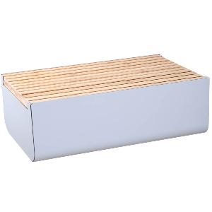 Modern House Lundi brødboks 35x22 cm natur/lys grå