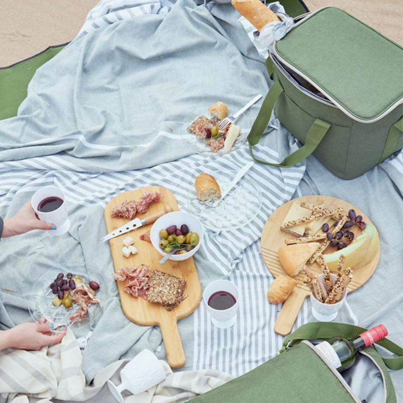 Sagaform Juni piknik glass på stett 30 cl 4 stk