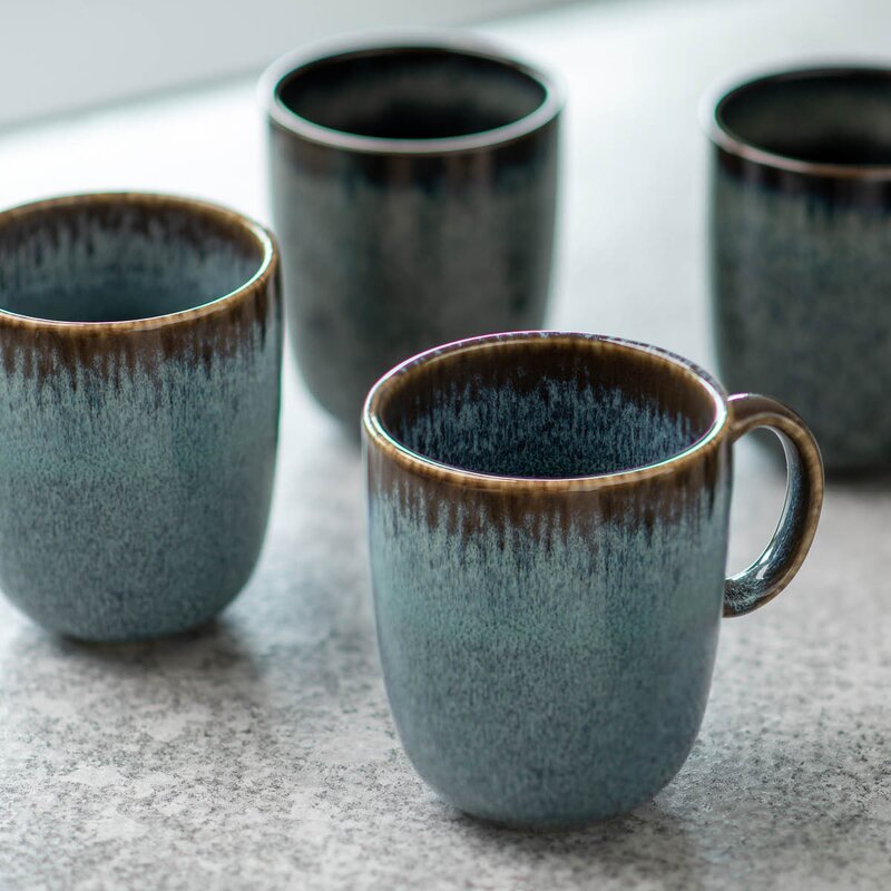 Villeroy & Boch Lave Gris krus m/hank 40 cl