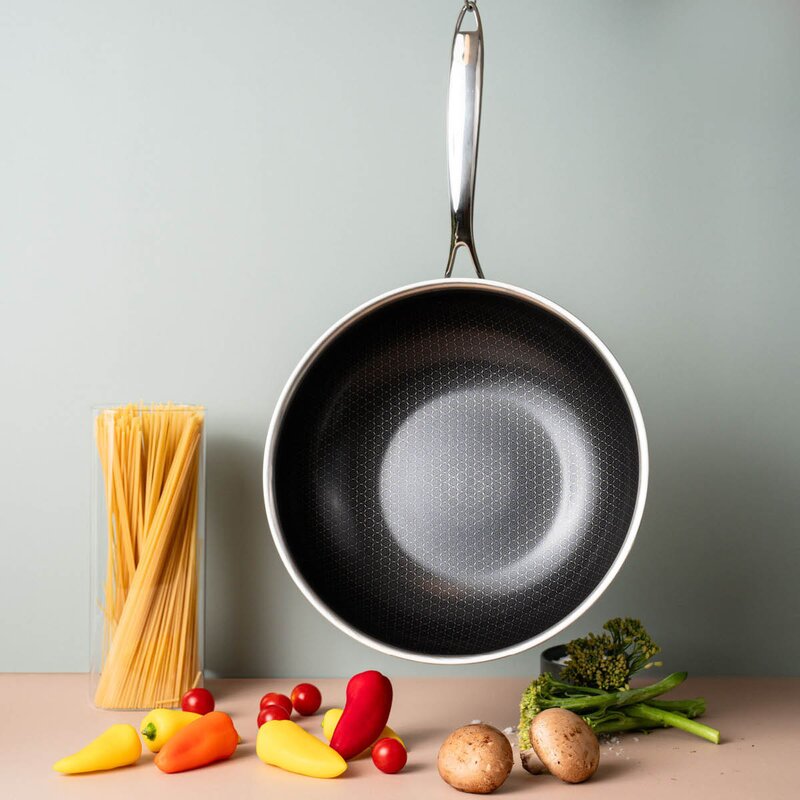 Gladkokken Hybrid wok 28 cm