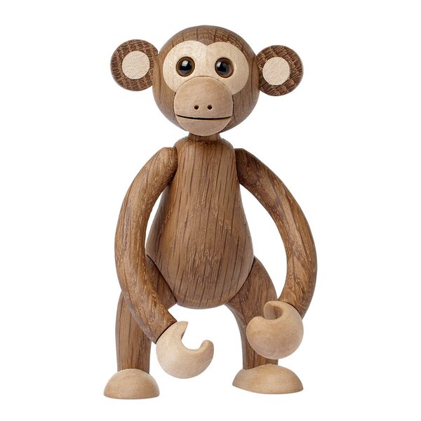 Spring Copenhagen Jolly Ape trefigur 11 cm eik