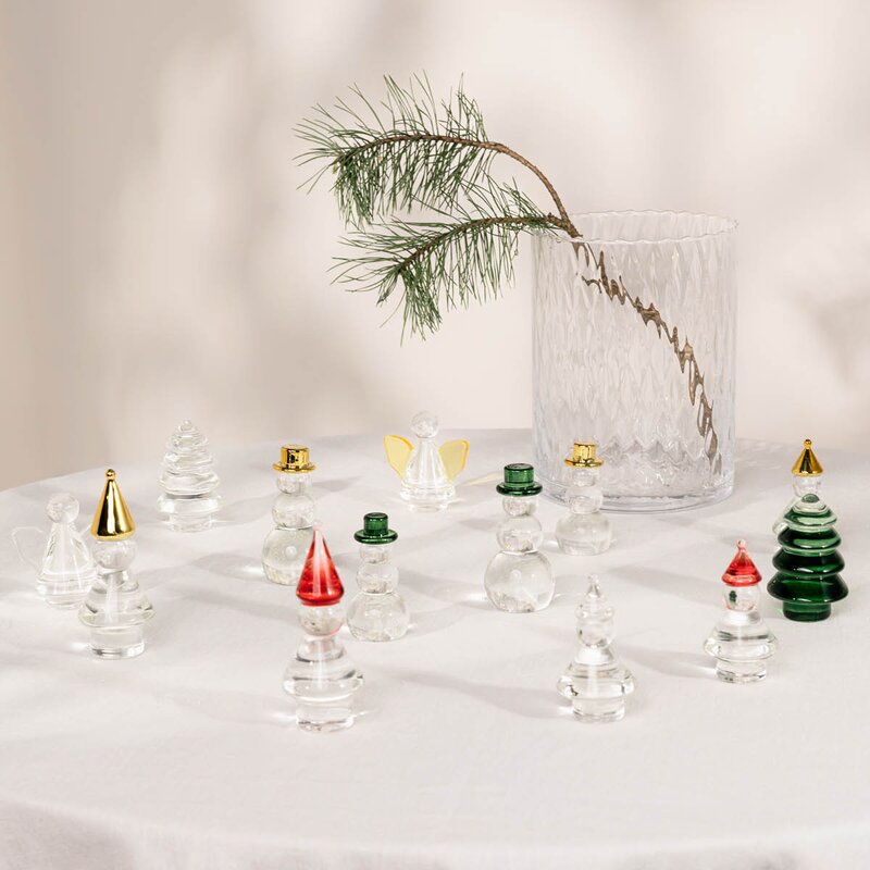 Magnor Nisseunge juledekor 10 cm med gull lue