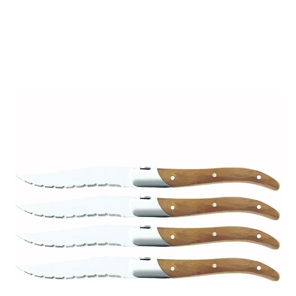 Legnoart Sirloin grillkniv 4 stk pakkatre