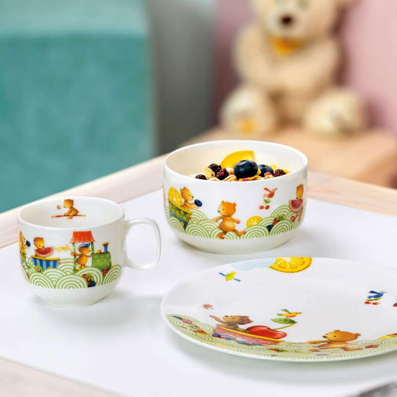 Villeroy & Boch Happy as a Bear sett 3 deler