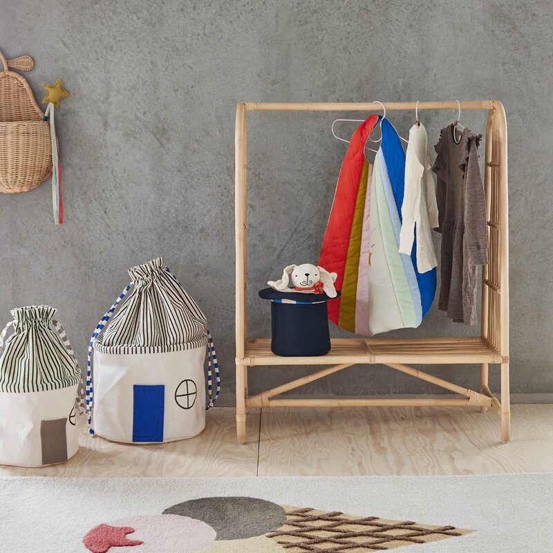 OYOY Koya oppbevaringskurv 26x26x40 cm Clay