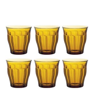 Duralex Picardie vannglass 25 cl 6 stk amber