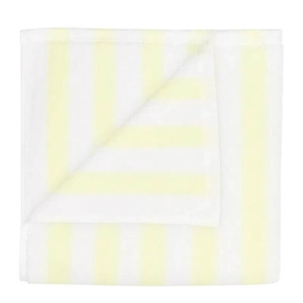 Blomus Arto håndhåndkle 100x50 cm hvit/gul brede striper