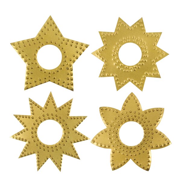 House Doctor Ring stearinlysringer 4 stk antikk messing