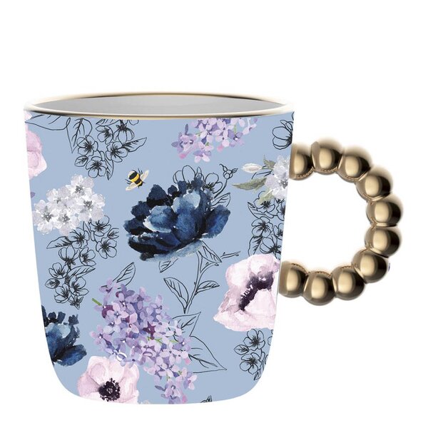 Bialetti Bridgerton krus 33 cl blå/gull