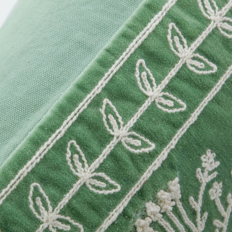 House Doctor Mano putetrekk 50x50 cm mintgrønn/sand