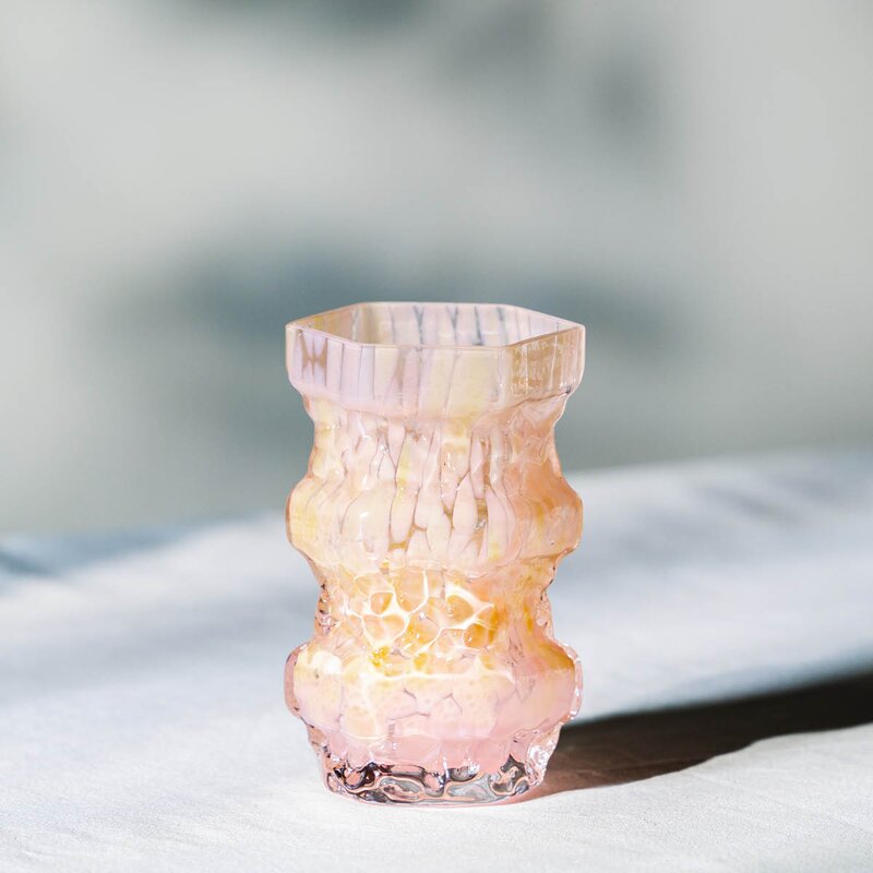 Magnor Evig vase 16 cm rosa