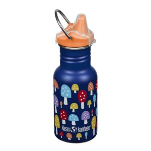 Klean Kanteen Kid Classic Narrow flaske 0,35L med tutelokk Mushrooms