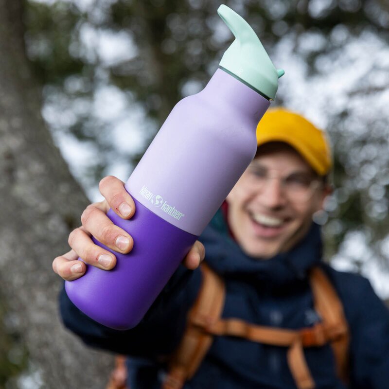 Klean Kanteen Rise vakumflaske 0,47L med sportslokk Orchid Kaleidoscope