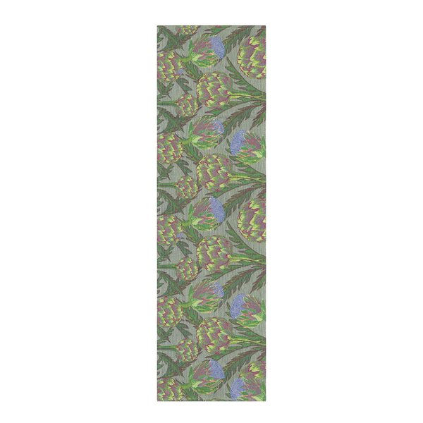 Ekelund Artichoke bordløper 35x120 cm lilla