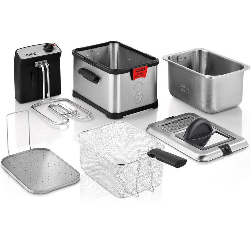 PRINCESS Frityrkoker Superior 3L 3200W rustfritt stål