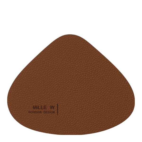 MiLLE W NORDISK DESIGN Sea Shell glassbrikke 10x13 cm brun