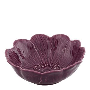 Bordallo Pinheiro Flora skål 17 cm lilla