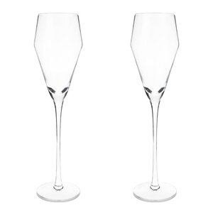 Viski Raye vinklet proseccoglass i krystall 24 cl 2 stk