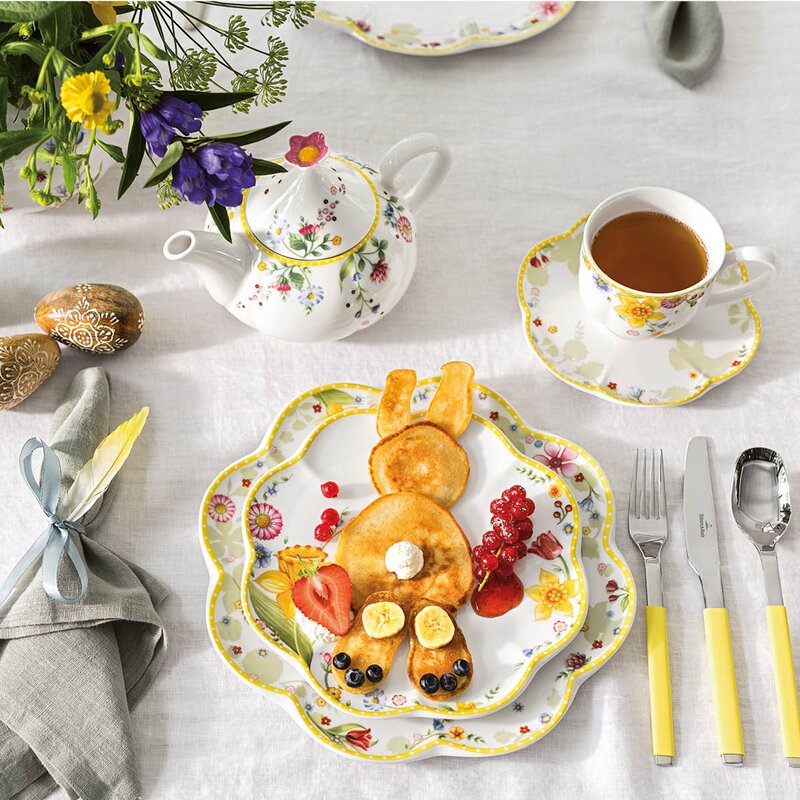 Villeroy & Boch Spring Awakening skål til kaffekopp 15 cm flerfarget