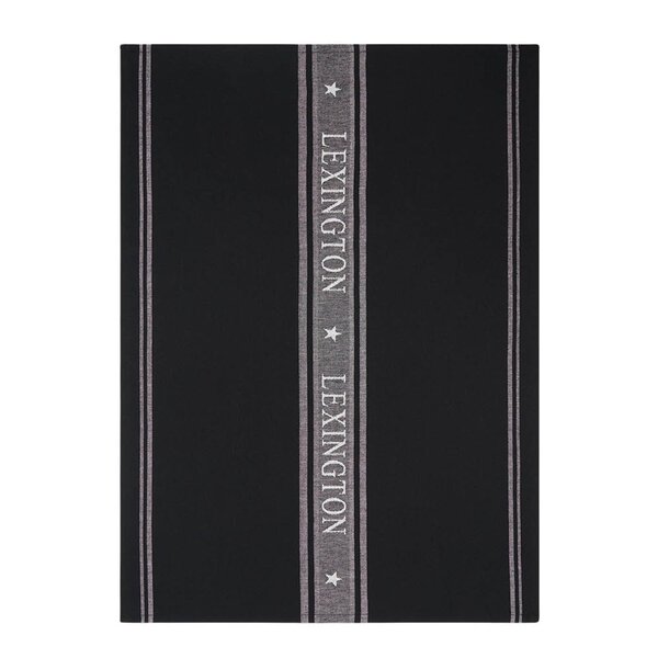 Lexington Icons star kjøkkenhåndkle 50x70 cm svart/hvit