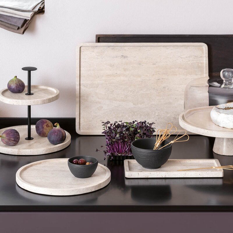 Villeroy & Boch Manufacture Travertine etasjefat 22,5 cm beige