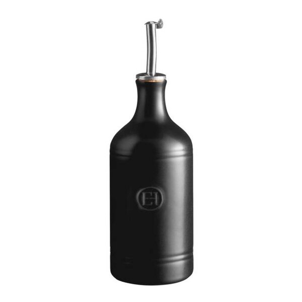 Emile Henry Flaske olivenolje 0,4L svart