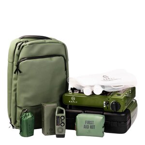 Safly Beredskapssekk utendørs 30x17x50 cm grønn