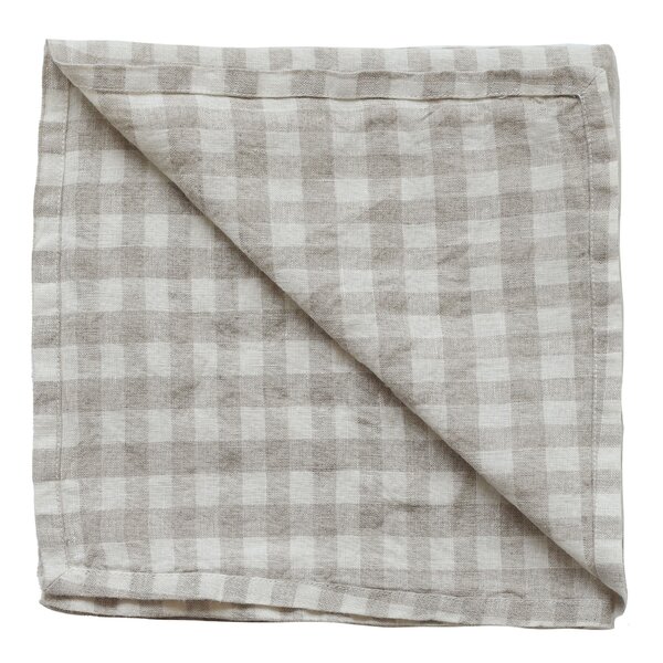 Tell Me More Serviett 45x45 cm gingham natural