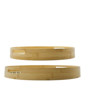 House Doctor Tray serveringsbrett i bambus 2 stk