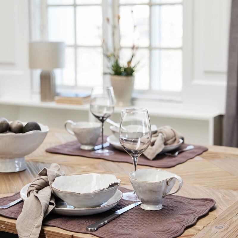 Lene Bjerre Milla tallerken 27x23 cm hvit