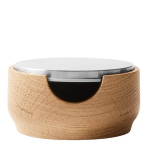 CrushGrind Champagne bordsriver 10x5,3 cm eik