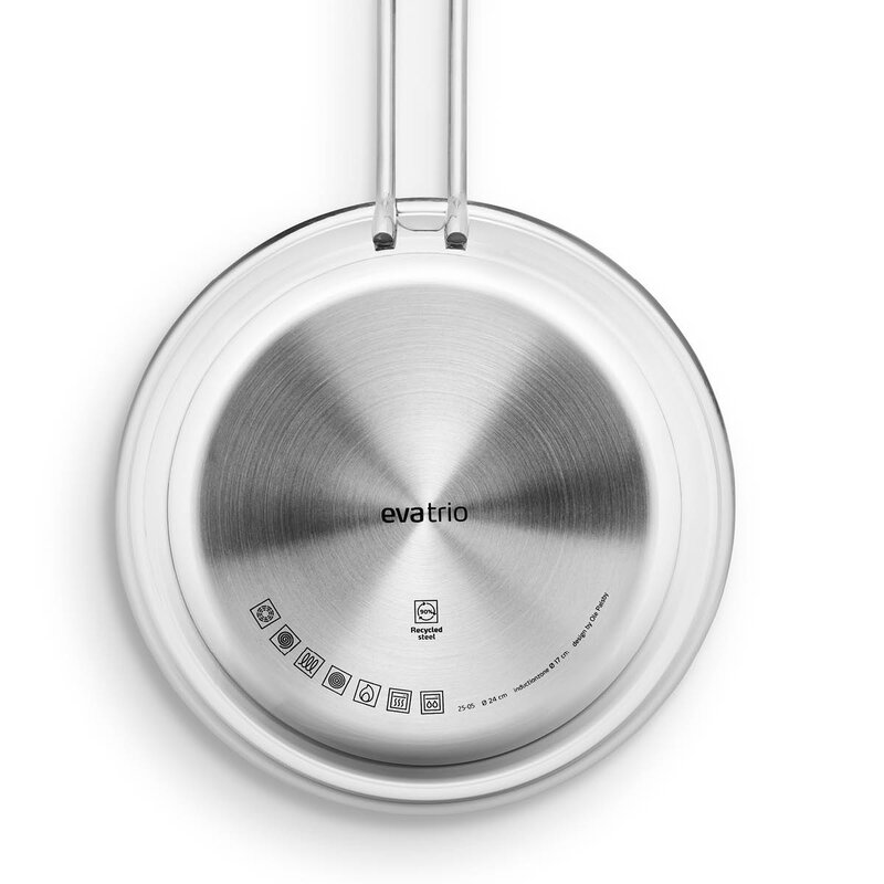Eva Trio Stainless Steel stekepanne 24 cm