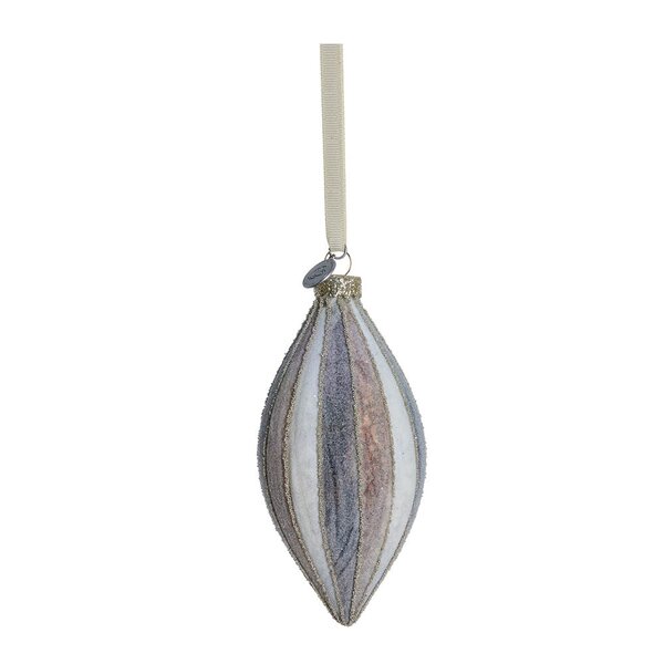 Lene Bjerre Nomillia ornament 13 cm benhvit