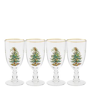 Spode Christmas Tree gobletglass 45 cl 4 stk