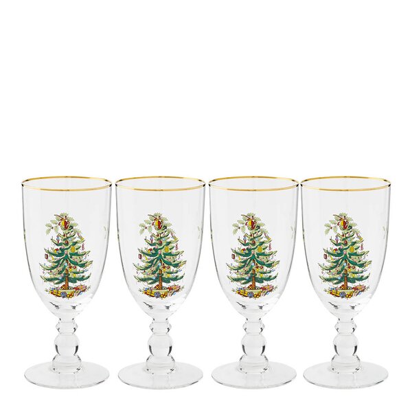 Spode Christmas Tree gobletglass 45 cl 4 stk