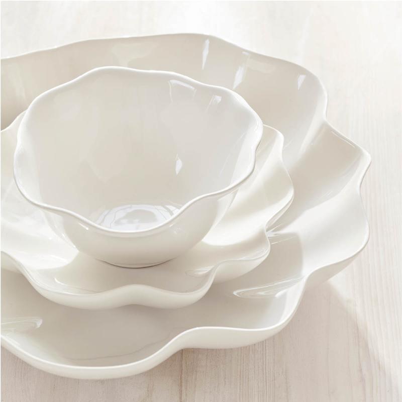Sophie Conran Floret serveringsskål 33 cm kremhvit