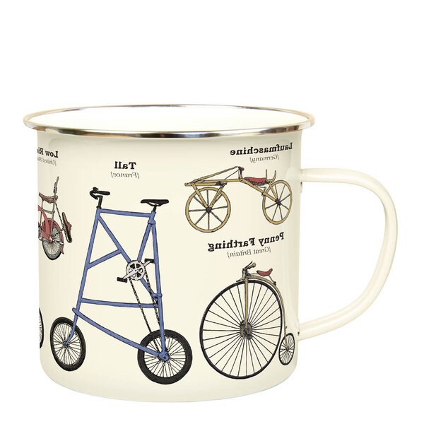 Gift Republic Emaljekopp 50 cl sykler