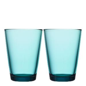 iittala Kartio glass 40 cl 2 stk sjøblå 
