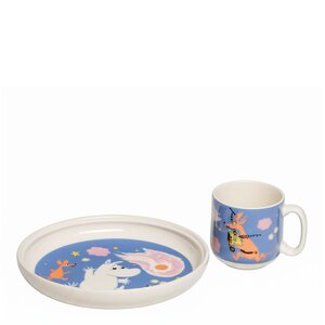 MoominArabia Mummi barnesett 2 deler Romeventyr blå