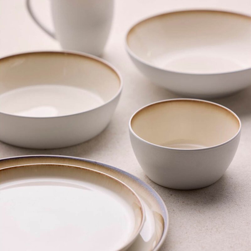 Bitz Gastro suppeskål 18 cm hvit/kremhvit