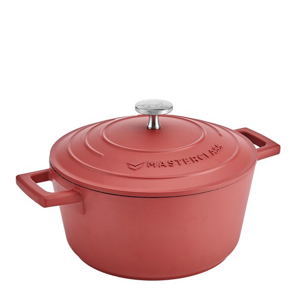 MasterClass – Cast Aluminium gryte 2,5L 21 cm rød