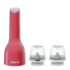 FinaMill Batteridrevet krydderkvern m/2 finapod 23 cm sangria