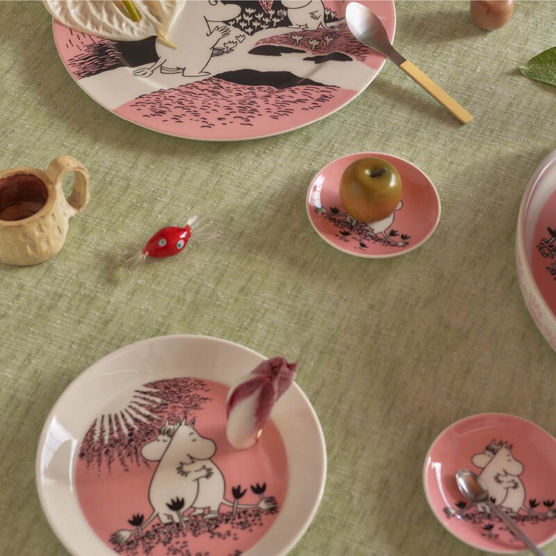 MoominArabia Asjett 15 cm Kjærlighet rosa 30 år