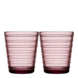 iittala Aalto glass 22 cl 2 stk røsslyng