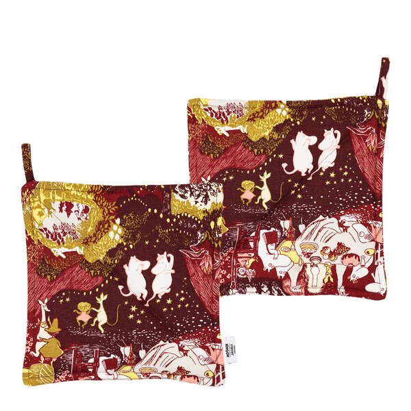 MoominArabia Mummi gryteklut 22x22 cm 2 stk Festlige stunder