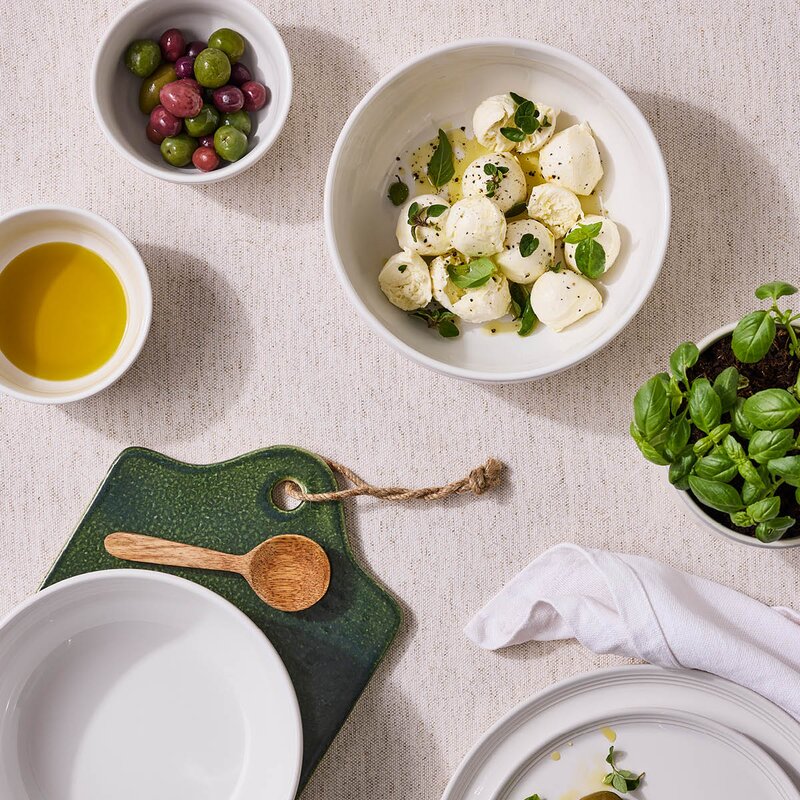 Le Creuset Coupe Collection serveringsskål 20 cm 1,6L hvit