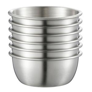 Dorre Dian dippskål 6 stk 6 cm sølv