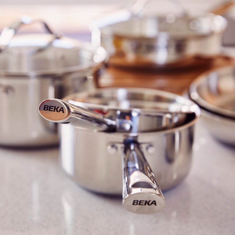 Beka Cicla kasserollesett 3 deler stål
