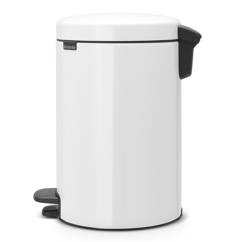 Brabantia NewIcon pedalbøtte 12L hvit